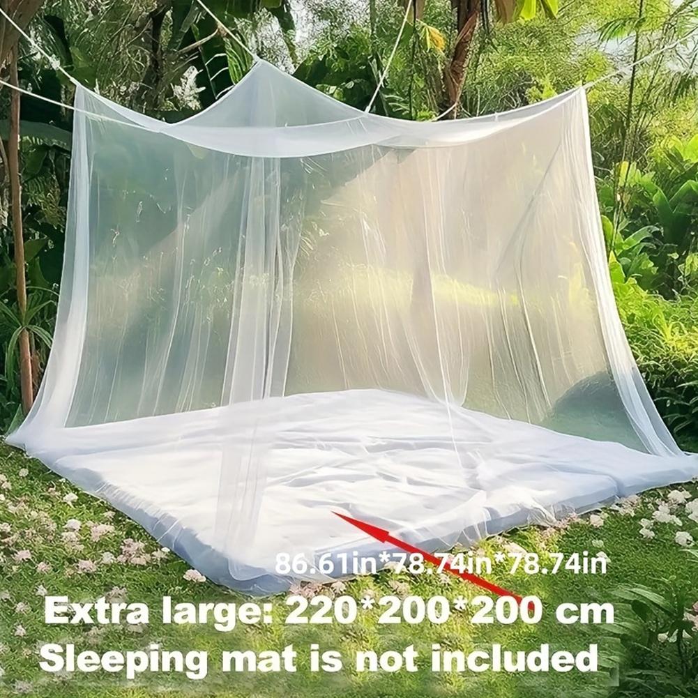 Camping Hammock With Mosquito Net Rainfly - Extra Large Outdoor Garden Mosquito Net