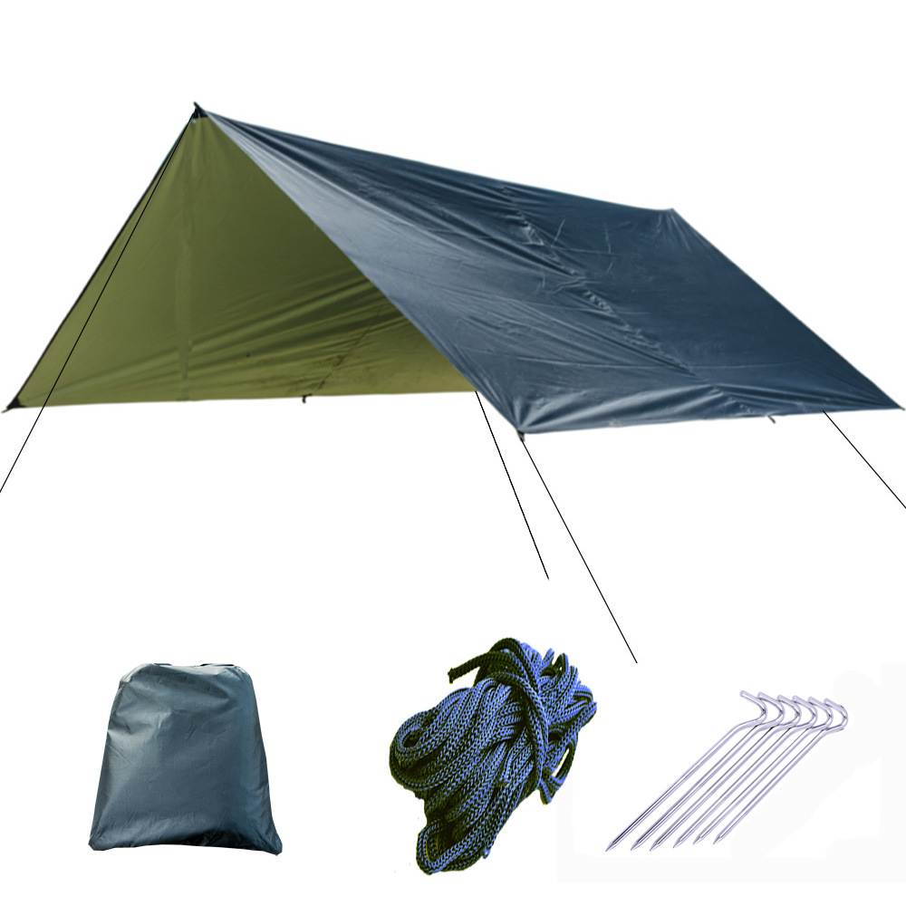 Hammock Rain Fly Tarp Waterproof 3X3M - 3X3M Bạt Phủ Chống Thấm Nước