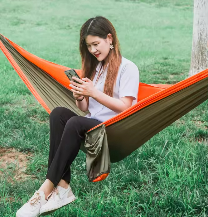 Double Hammock Portable Parachute Nylon - 2026 New Custom Parachute Fabric Outdoor