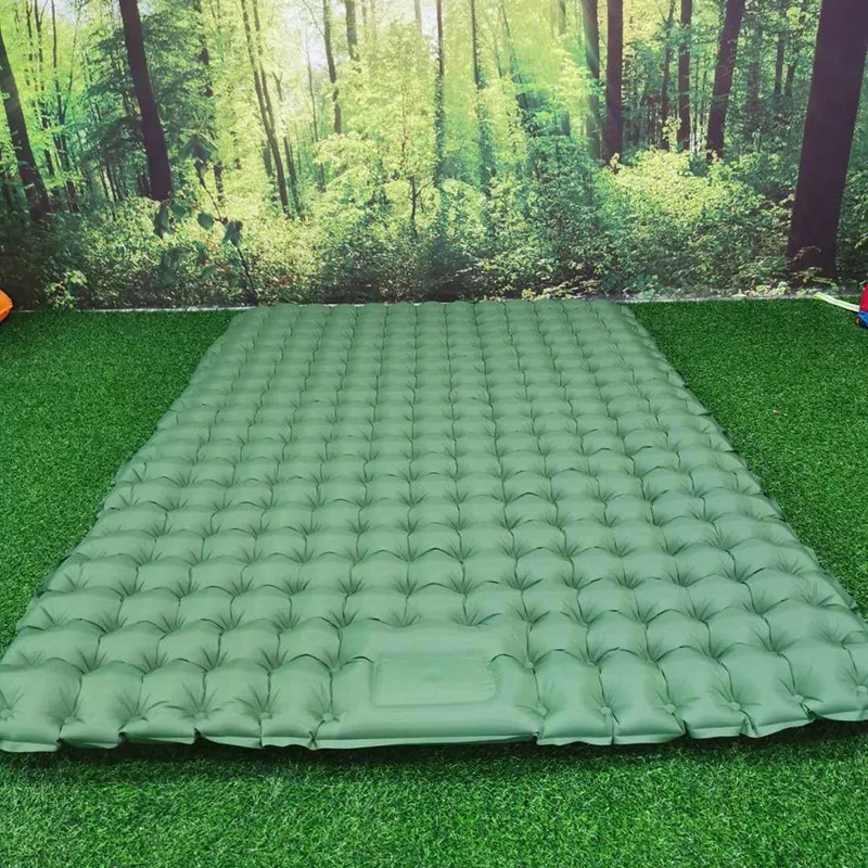 Inflatable Camping Sleeping Pad Pillow - Double Inflatable Camping Sleeping Pad with