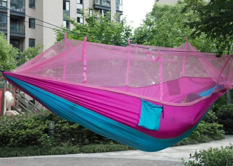Double Hammock Portable Parachute Nylon - 2022 top Net Double Hammock Travel