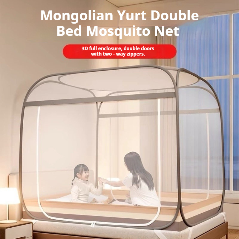 Camping Hammock With Mosquito Net Rainfly - Mongolian Yurt Double Bed Mosquito Net