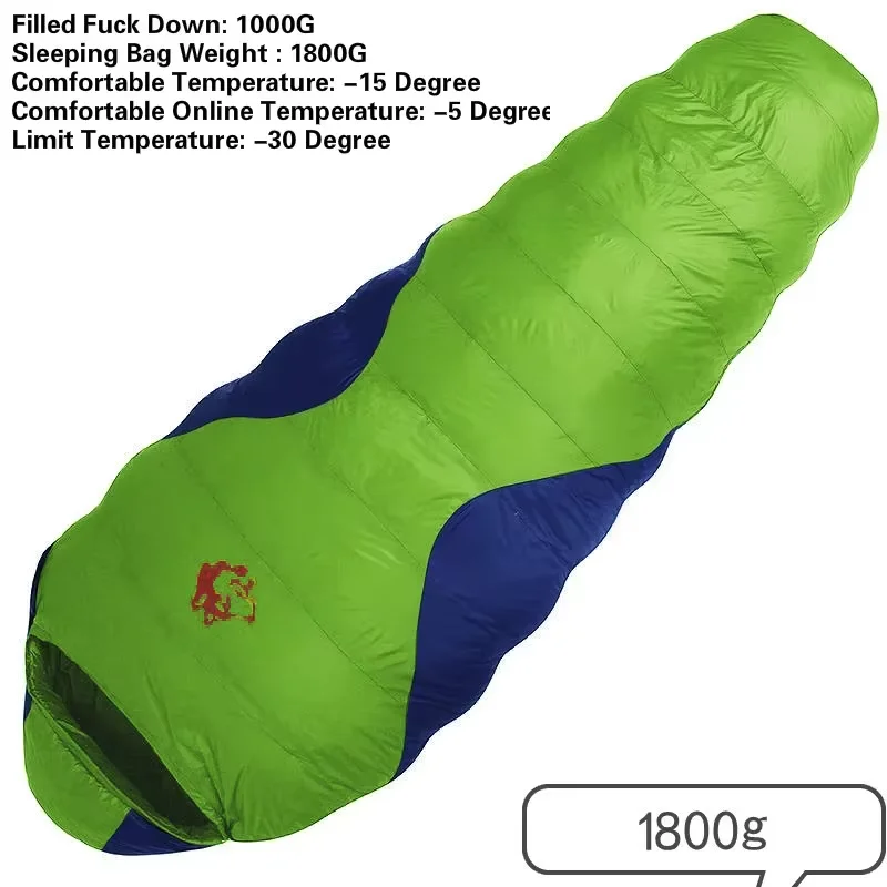 Sleeping Bag 4 Season Down Winter - Jungle King Newest 4 Seasons 3
