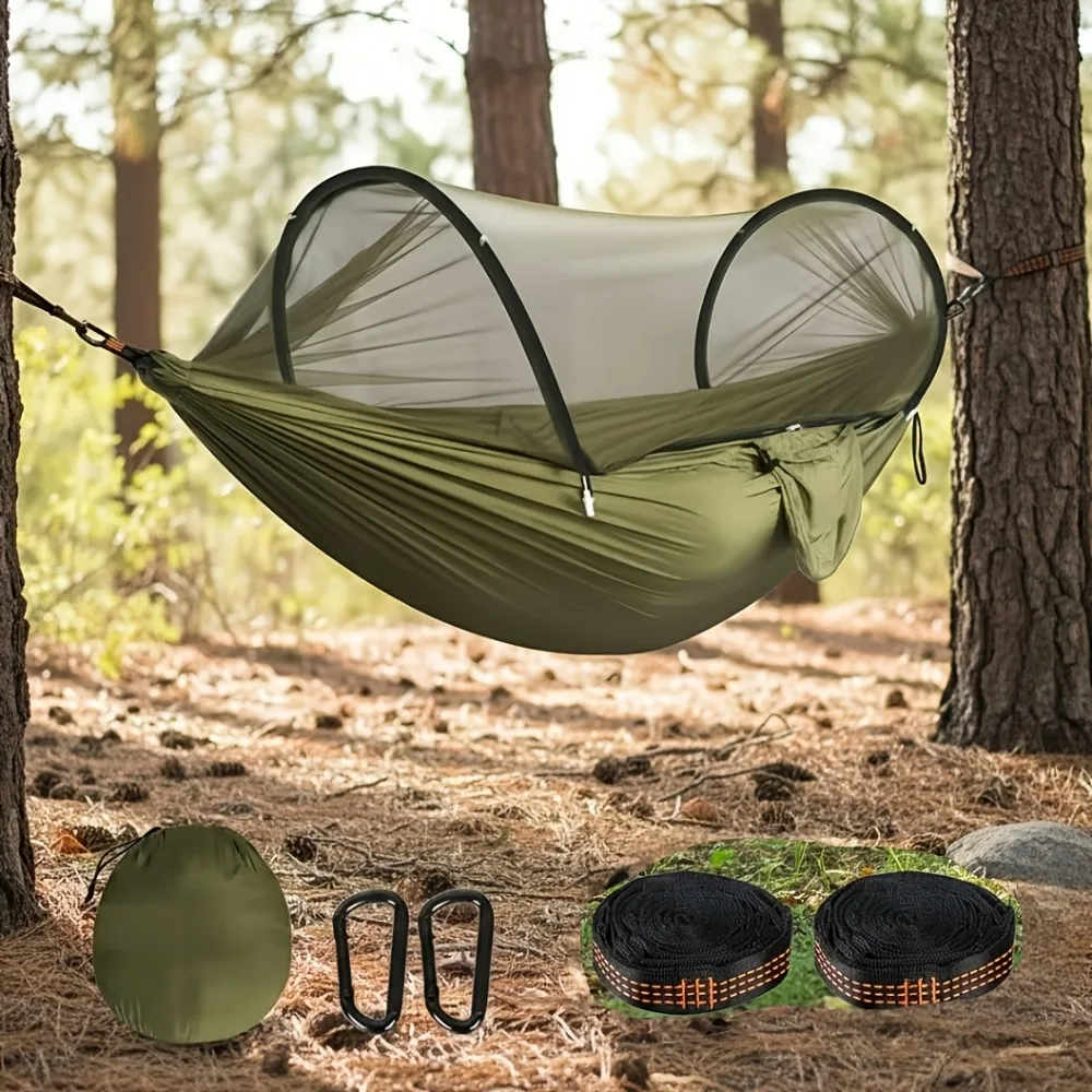 Double Hammock Portable Parachute Nylon - Portable Single Double Camping Hammock Lightweight