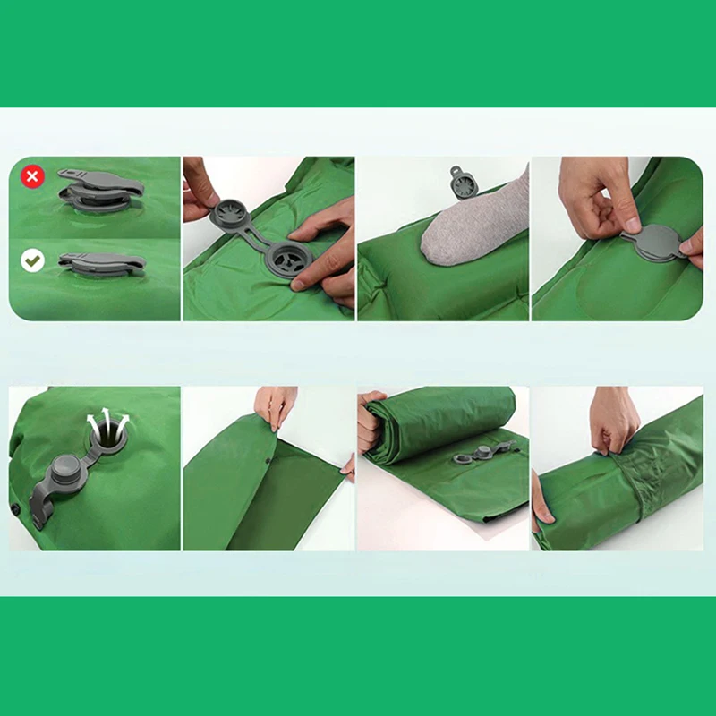 Inflatable Camping Mat Air Mat - đánh giá và giá Inflatable Camping Sleeping Pad Pillow