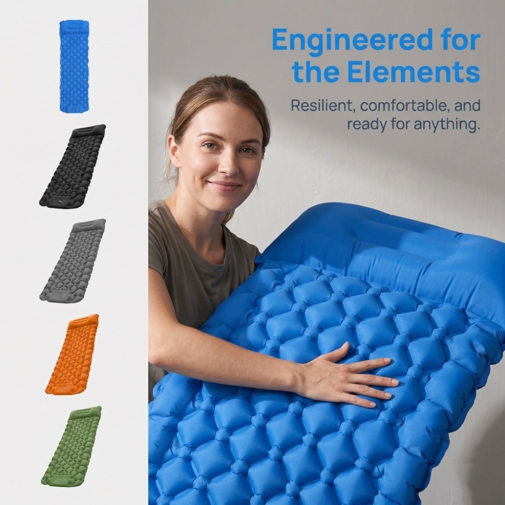 Inflatable Camping Sleeping Pa - đánh giá và giá Inflatable Camping Sleeping Pad Pillow