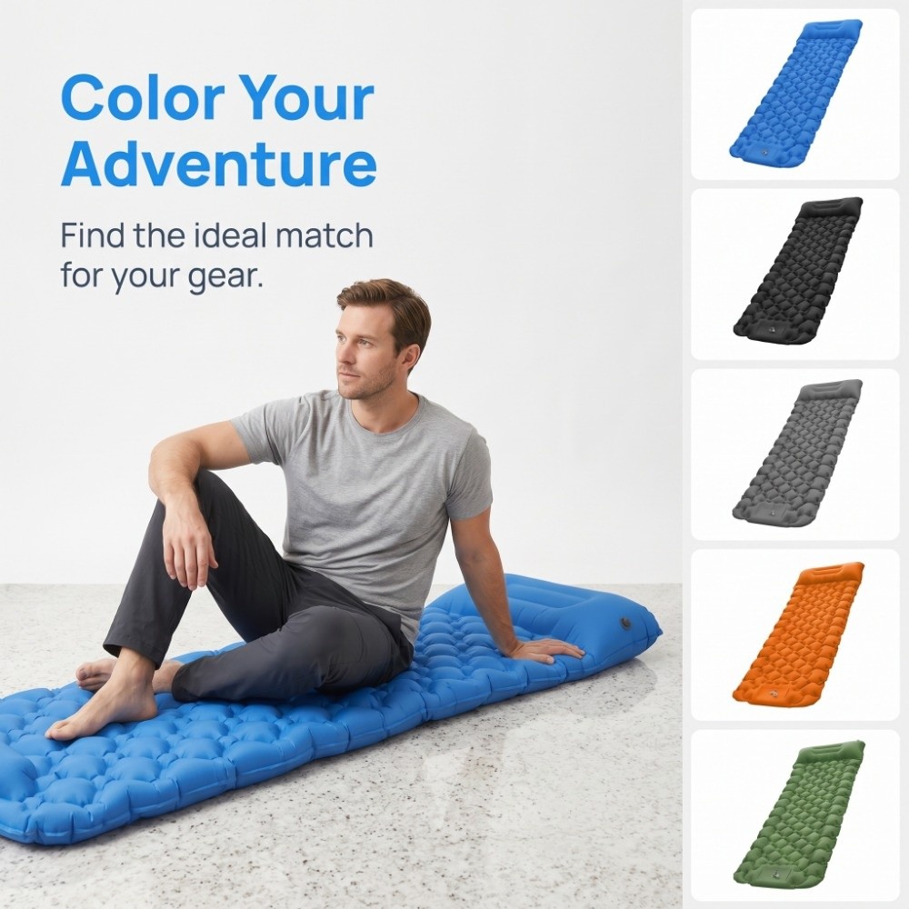 Inflatable Camping Sleeping Pa - đánh giá và giá Inflatable Camping Sleeping Pad Pillow