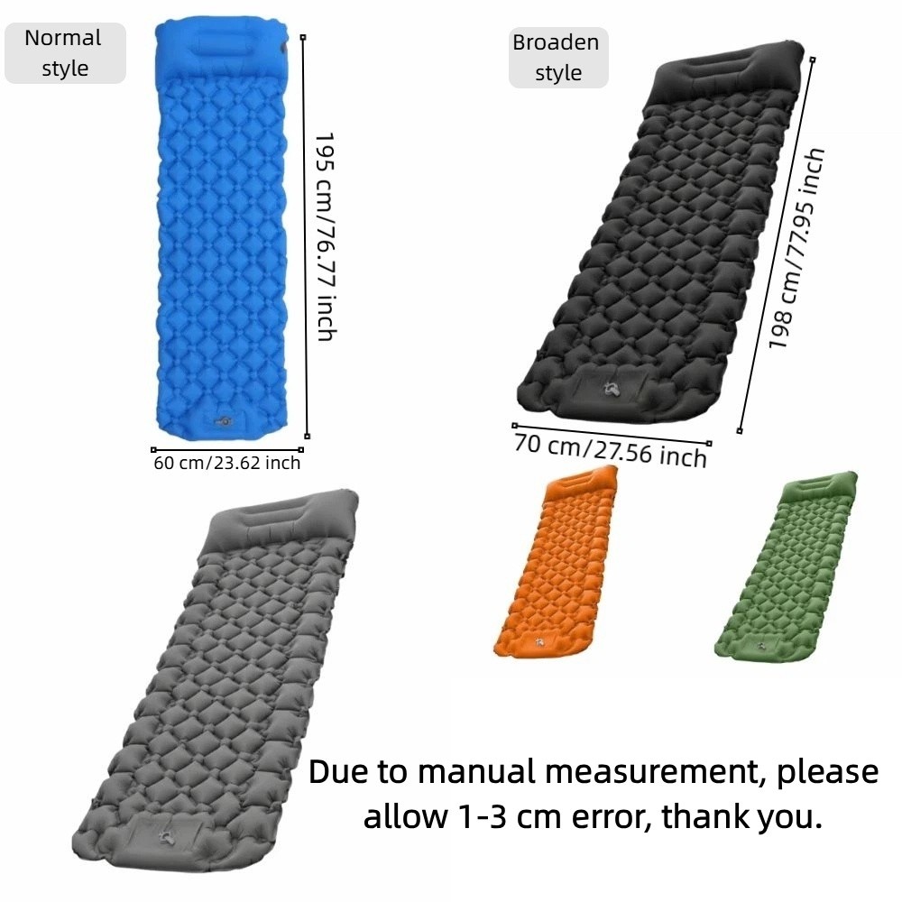 Inflatable Camping Sleeping Pa - đánh giá và giá Inflatable Camping Sleeping Pad Pillow
