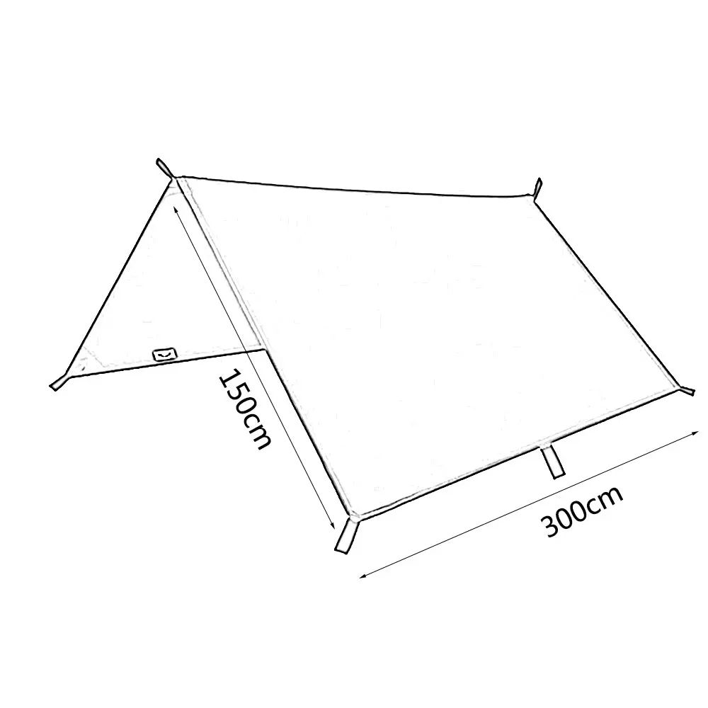 3x3m Awning Waterproof Sun She - đánh giá và giá Hammock Rain Fly Tarp Waterproof 3X3M
