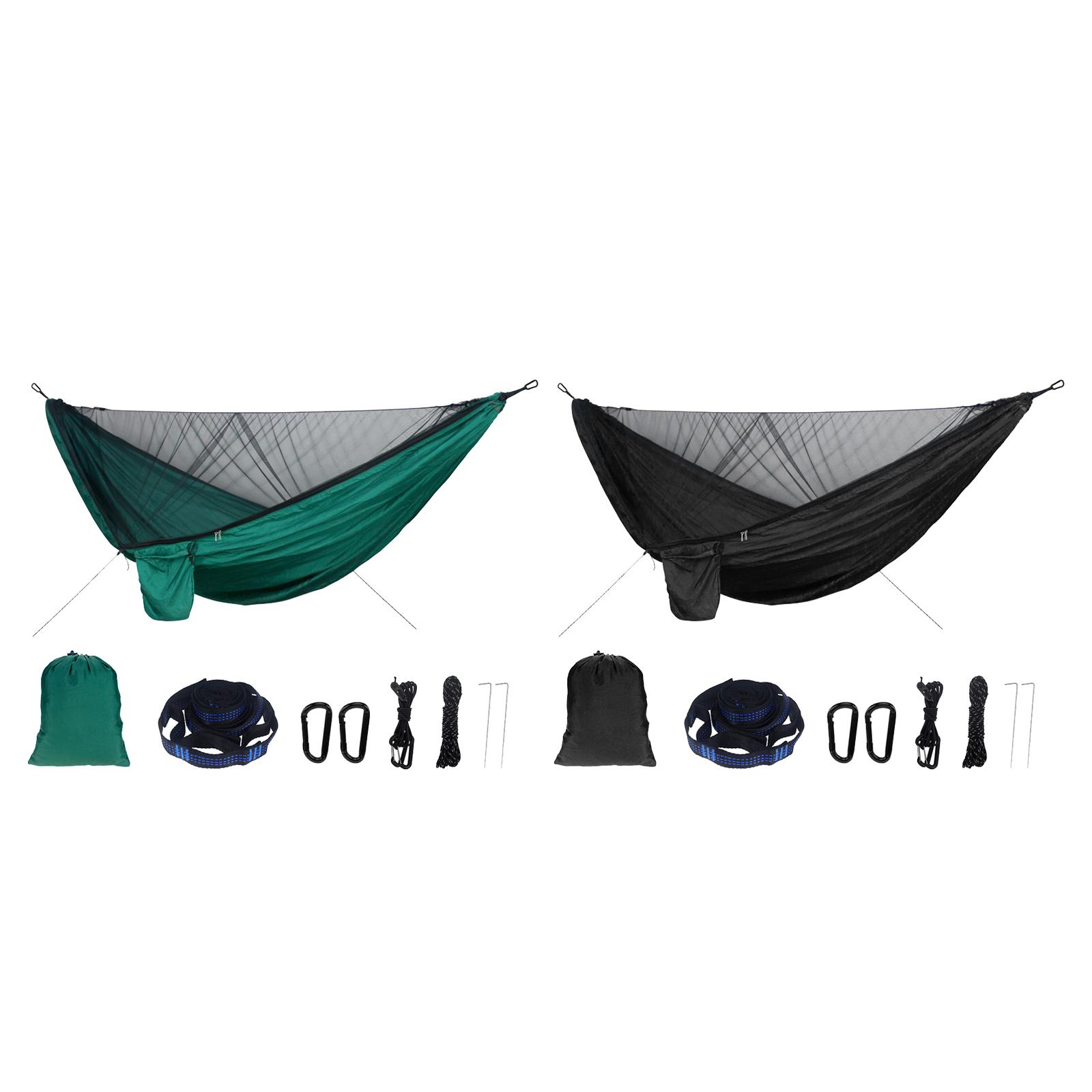 Double Camping Hammock with Mo - đánh giá và giá Double Hammock Portable Parachute Nylon