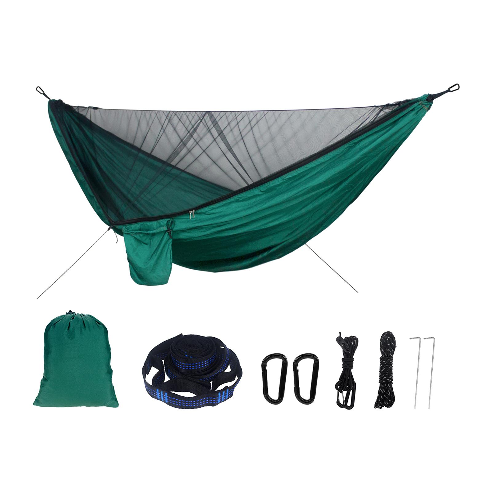 Double Camping Hammock with Mo - đánh giá và giá Double Hammock Portable Parachute Nylon