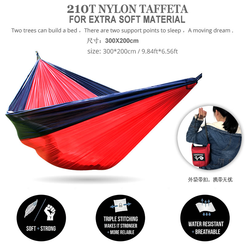 2026 New Portable Nylon Parach - đánh giá và giá Double Hammock Portable Parachute Nylon