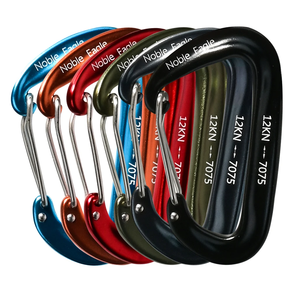 6PCS 12kN Aluminum D Ring Cara - đánh giá và giá Carabiners Aluminum 12Kn Heavy Duty