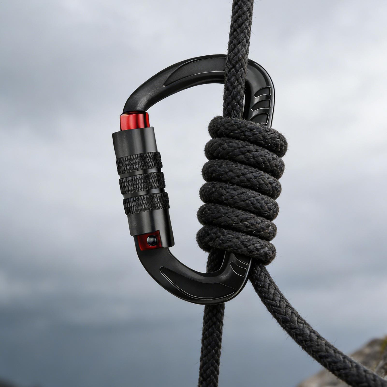12KN Locking Carabiner Clip He - đánh giá và giá Carabiners Aluminum 12Kn Heavy Duty