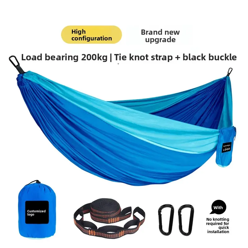 Portable Lightweight Nylon Par - đánh giá và giá Double Hammock Portable Parachute Nylon