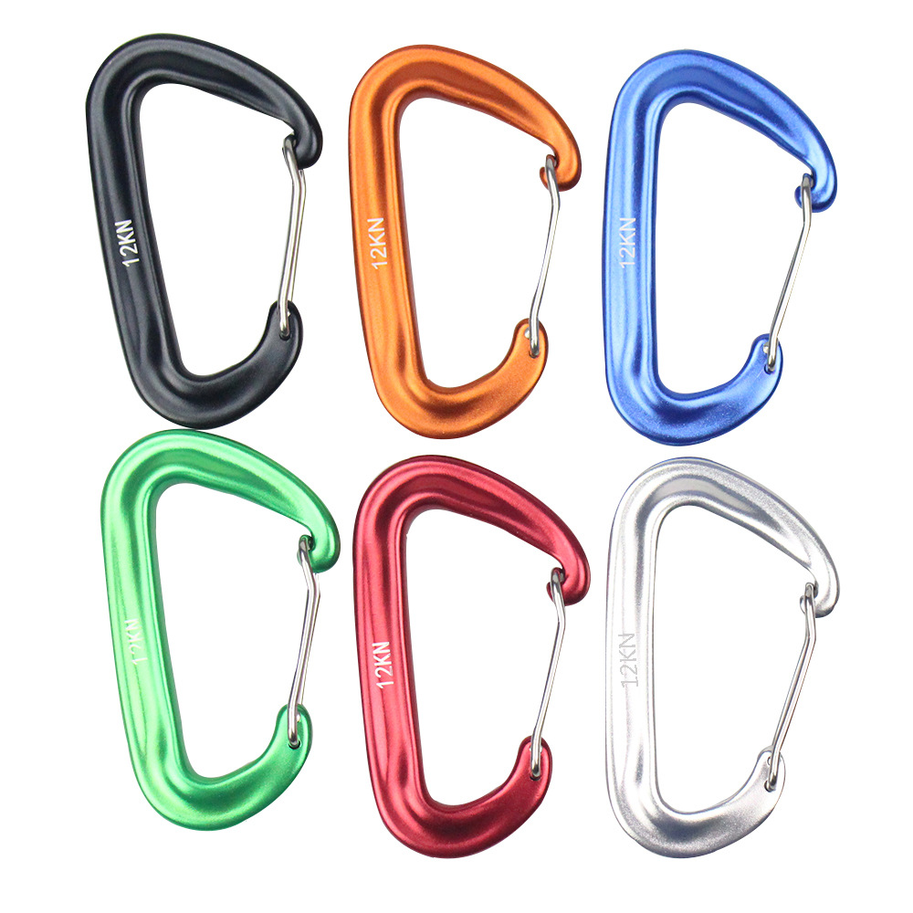 6Pcs 12kn Carabiner Set D Ring - đánh giá và giá Carabiners Aluminum 12Kn Heavy Duty