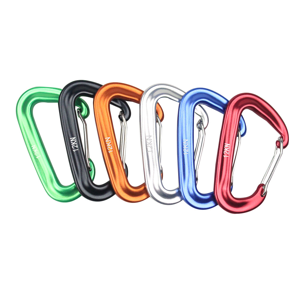 6Pcs 12kn Carabiner Set D Ring - đánh giá và giá Carabiners Aluminum 12Kn Heavy Duty