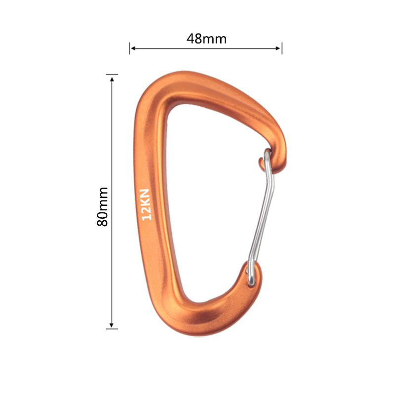 6Pcs 12kn Carabiner Set D Ring - đánh giá và giá Carabiners Aluminum 12Kn Heavy Duty