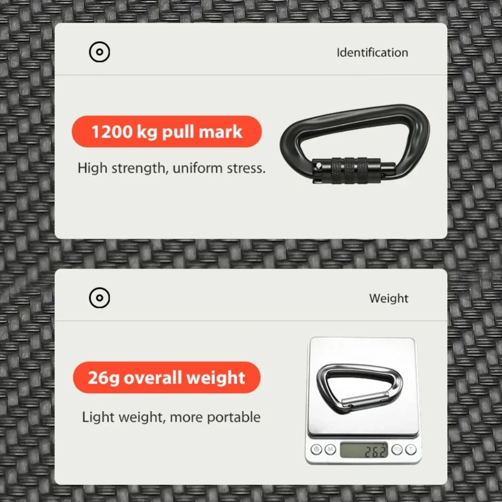 12kN D-Shaped Aluminum Alloy C - đánh giá và giá Carabiners Aluminum 12Kn Heavy Duty
