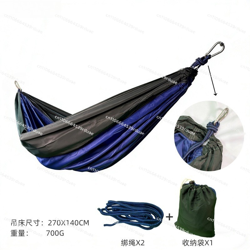 Nylon parachute cloth hammock  - đánh giá và giá Double Hammock Portable Parachute Nylon
