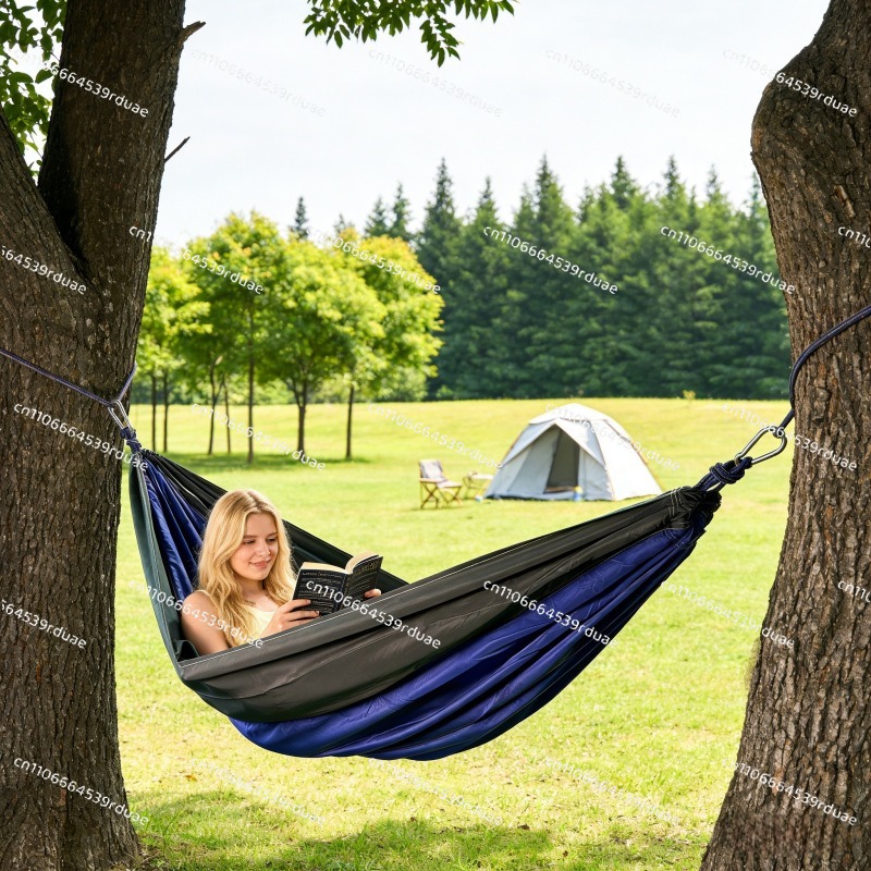 Nylon parachute cloth hammock  - đánh giá và giá Double Hammock Portable Parachute Nylon
