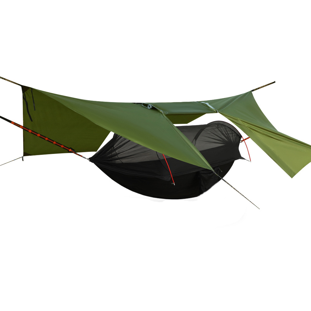 Outdoor Double Camping Hammock - đánh giá và giá Double Hammock Portable Parachute Nylon