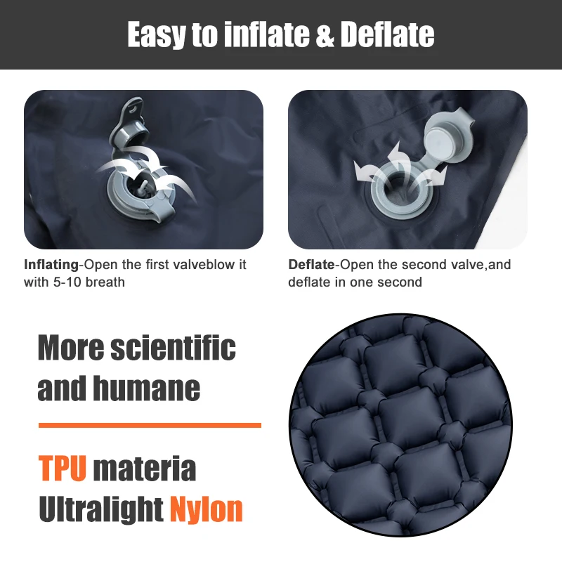 Outdoor Camping Sleeping Pad F - đánh giá và giá Inflatable Camping Sleeping Pad Pillow