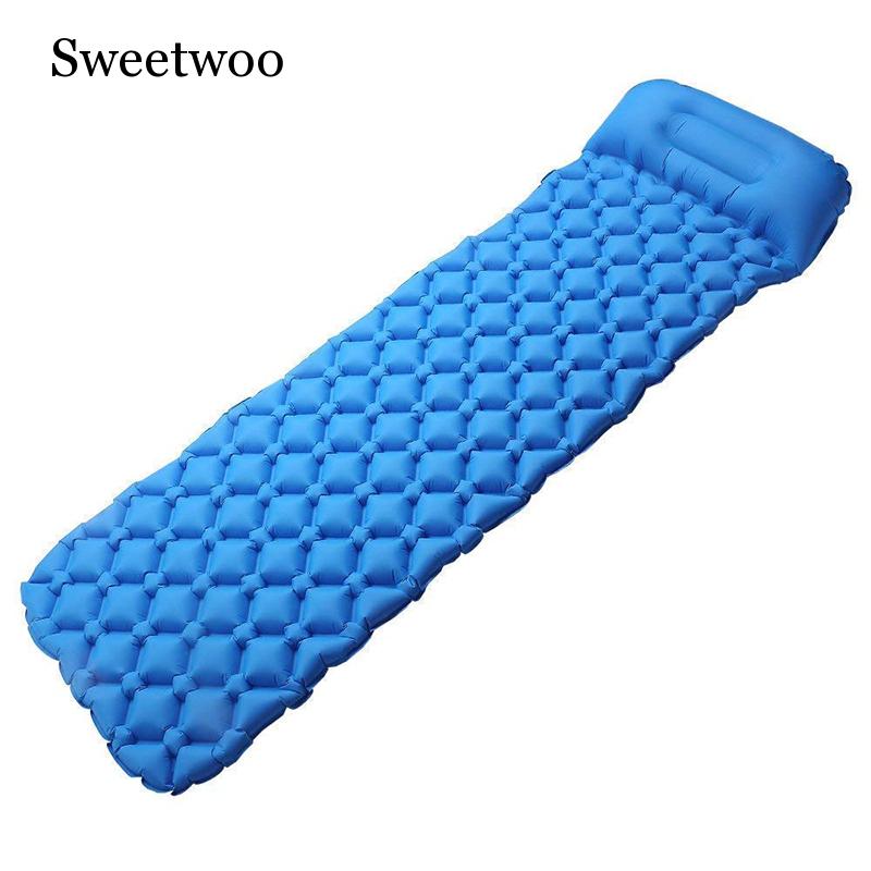 Cắm Trại Ngủ Miếng Lót Siêu Nh - đánh giá và giá Inflatable Camping Sleeping Pad Pillow