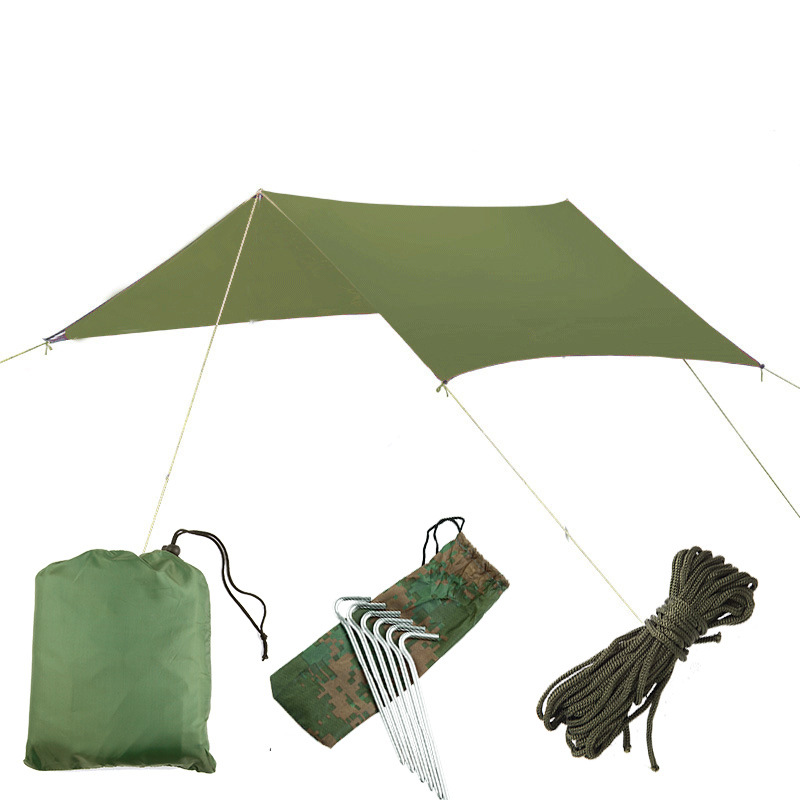 3X3M Bạt Phủ Chống Thấm Nước B - đánh giá và giá Hammock Rain Fly Tarp Waterproof 3X3M