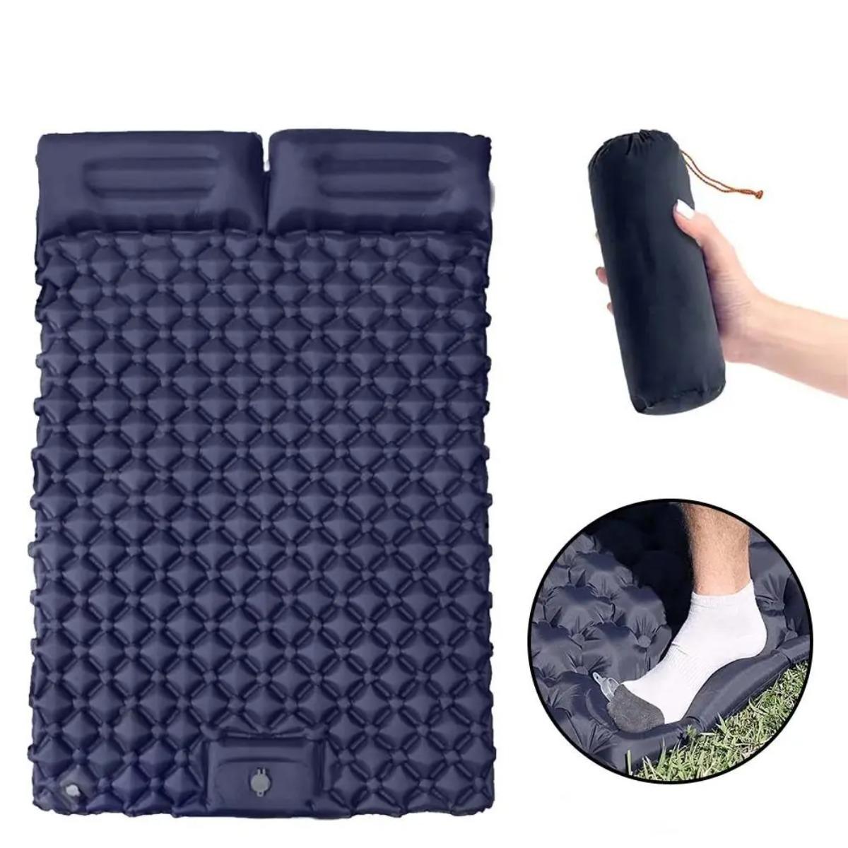 Single & Double Inflatable Air - đánh giá và giá Inflatable Camping Sleeping Pad Pillow