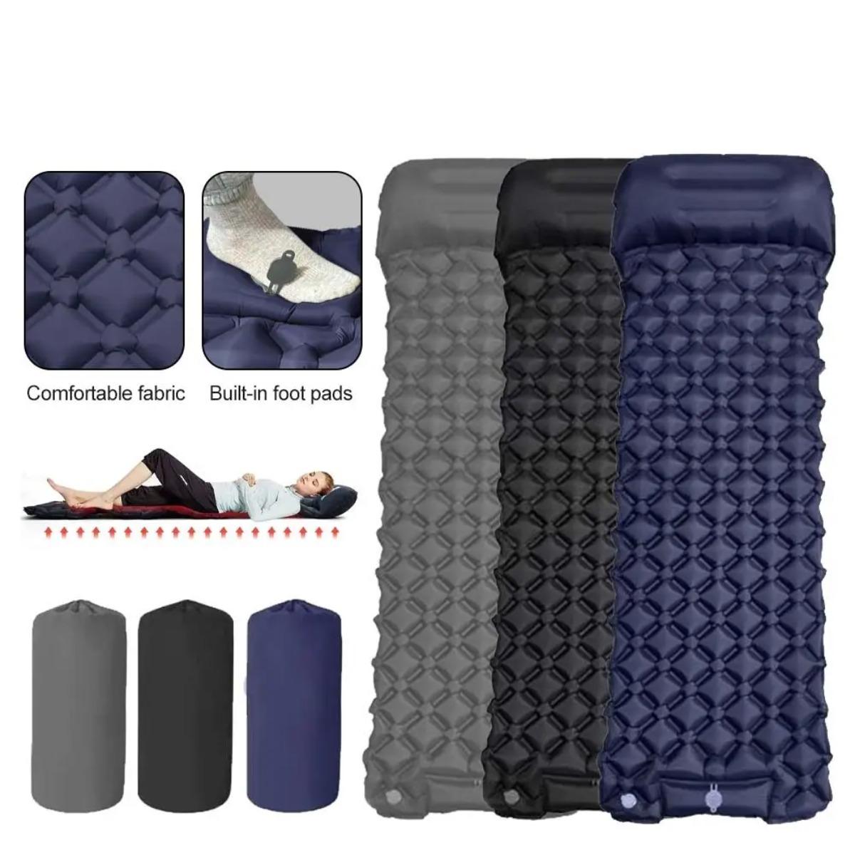 Single & Double Inflatable Air - đánh giá và giá Inflatable Camping Sleeping Pad Pillow