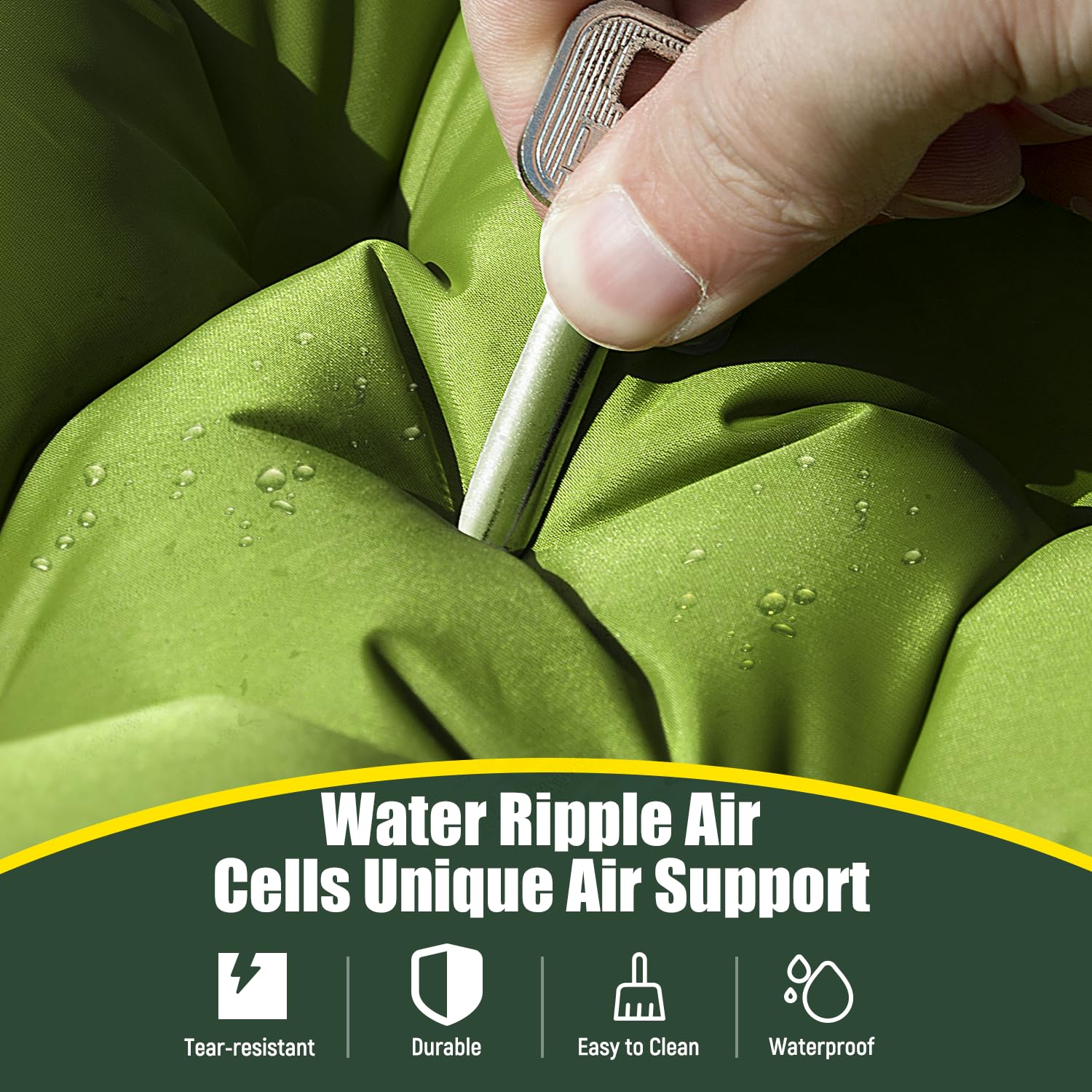 Double Inflatable Camping Air  - đánh giá và giá Inflatable Camping Sleeping Pad Pillow