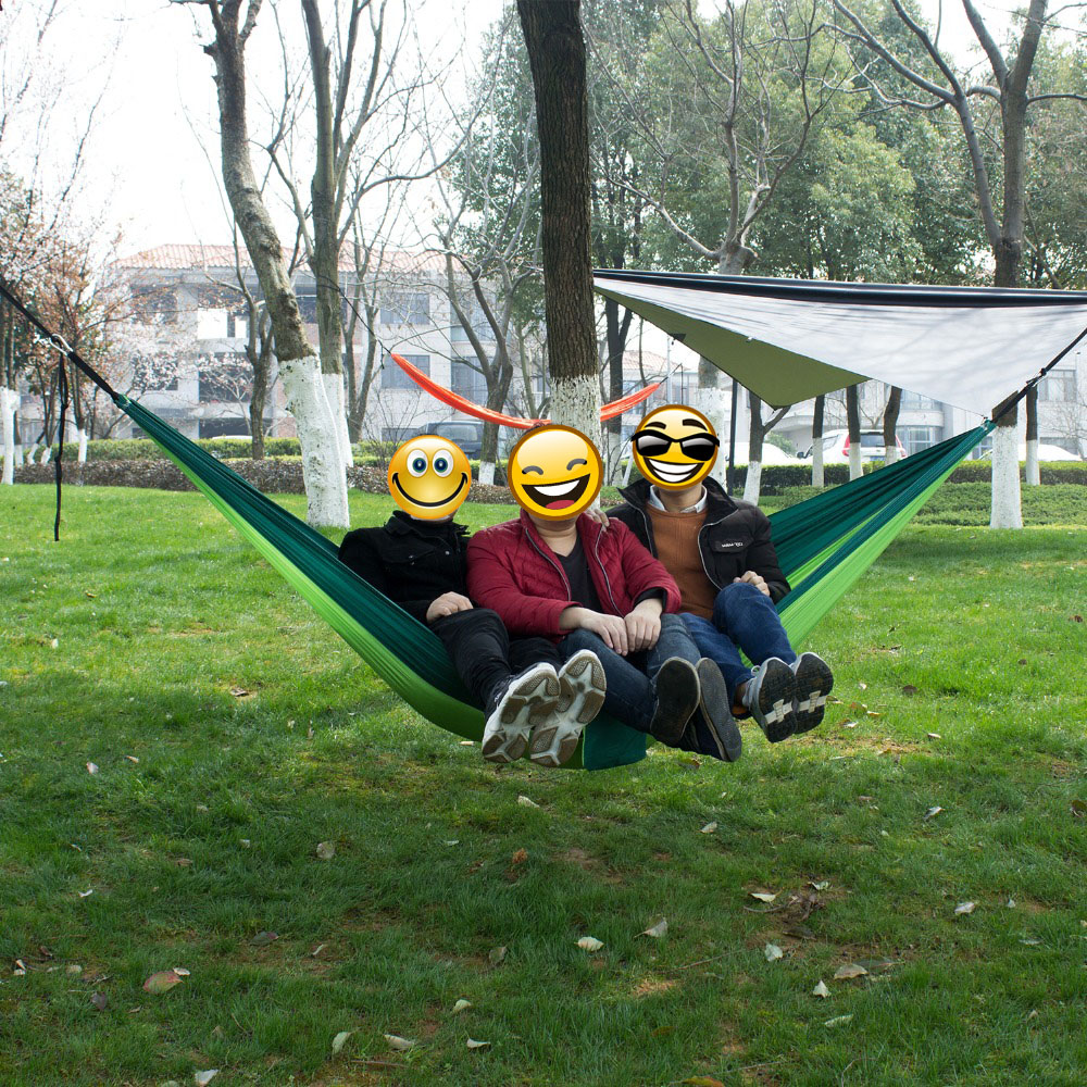 Portable Nylon Parachute Fabri - đánh giá và giá Double Hammock Portable Parachute Nylon