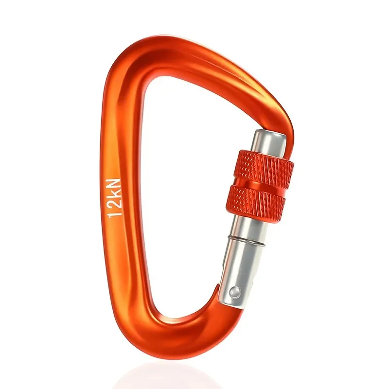 12KN D-Type Heavy Duty Screw L - đánh giá và giá Carabiners Aluminum 12Kn Heavy Duty