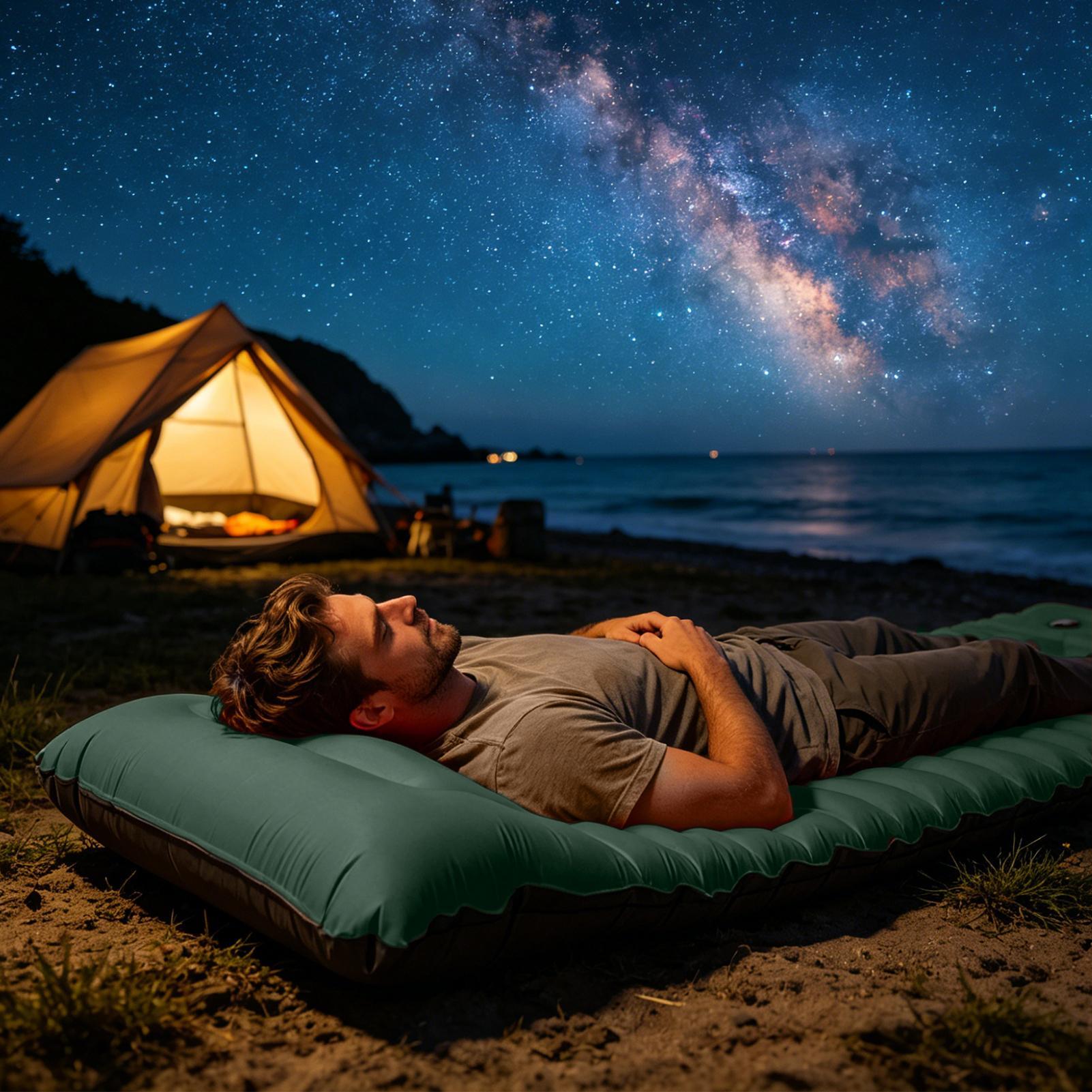 Camping Pad Lightweight Inflat - đánh giá và giá Inflatable Camping Sleeping Pad Pillow
