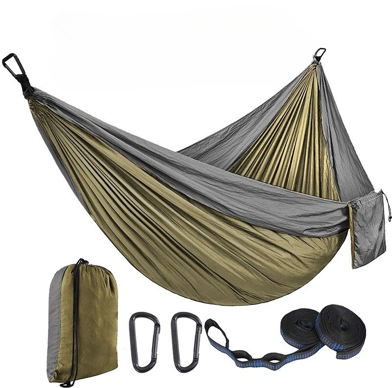 Single Double Parachute Nylon  - đánh giá và giá Double Hammock Portable Parachute Nylon
