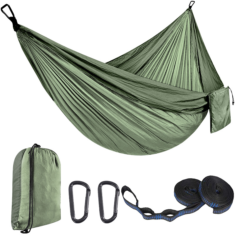 Single Double Parachute Nylon  - đánh giá và giá Double Hammock Portable Parachute Nylon