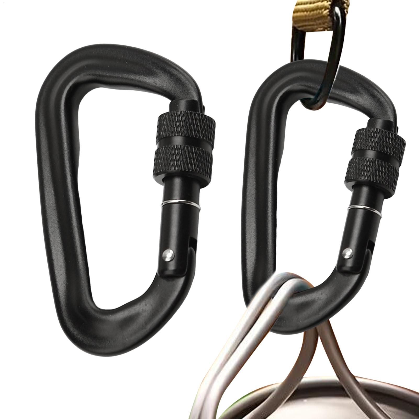 12kN Heavy Duty Aluminum Locki - đánh giá và giá Carabiners Aluminum 12Kn Heavy Duty