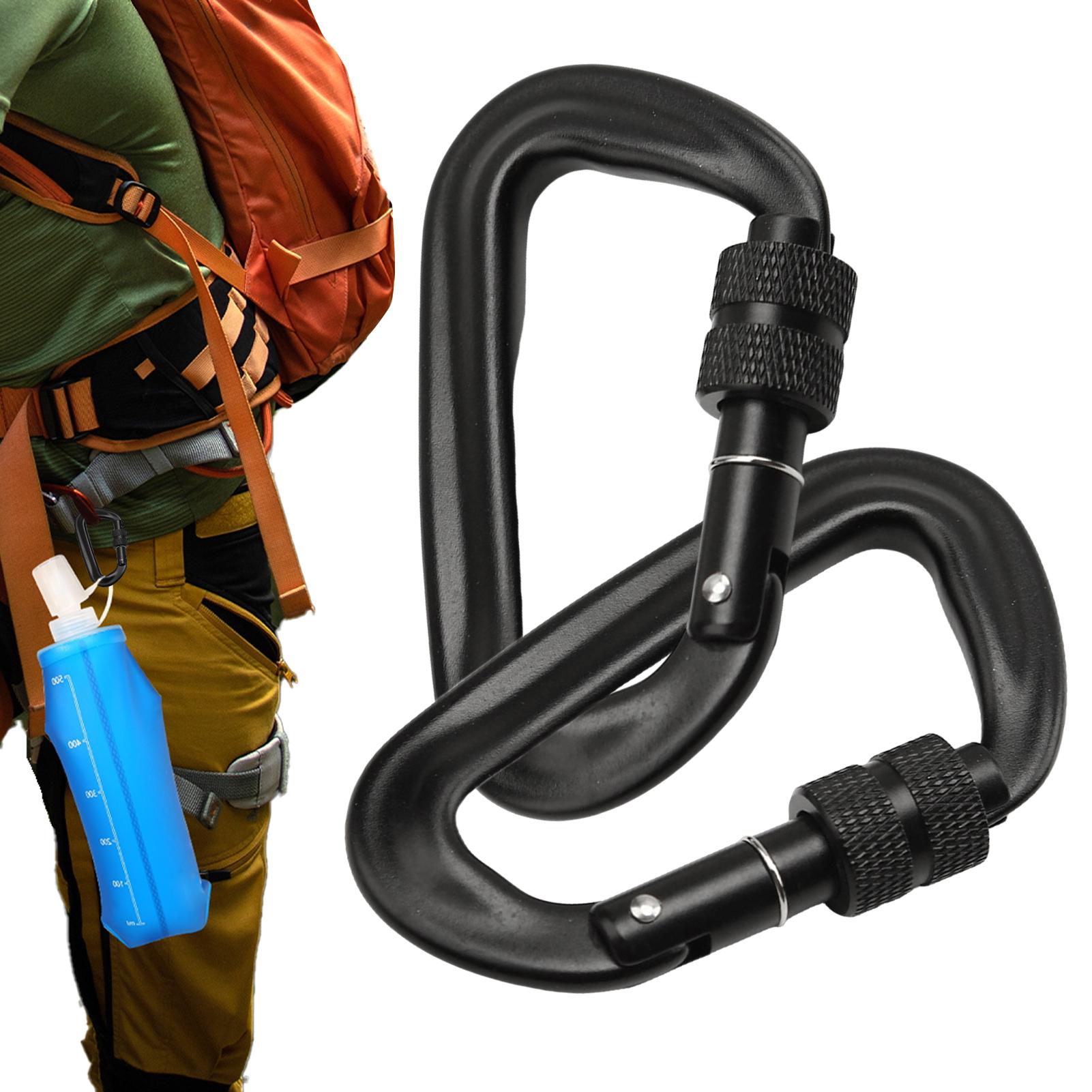 12kN Heavy Duty Aluminum Locki - đánh giá và giá Carabiners Aluminum 12Kn Heavy Duty