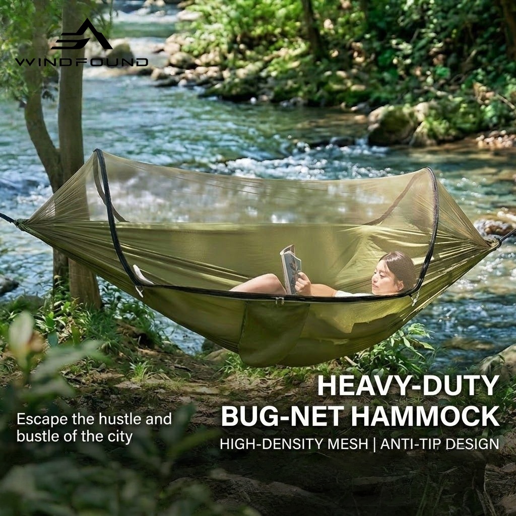 Ultralight Camping Hammock wit - đánh giá và giá Double Hammock Portable Parachute Nylon