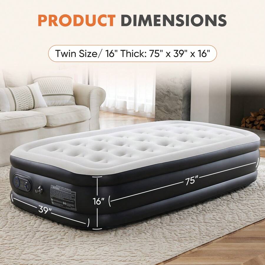 Air Mattress, Portable Low Noi - đánh giá và giá Camping Air Mattress Built In Pump