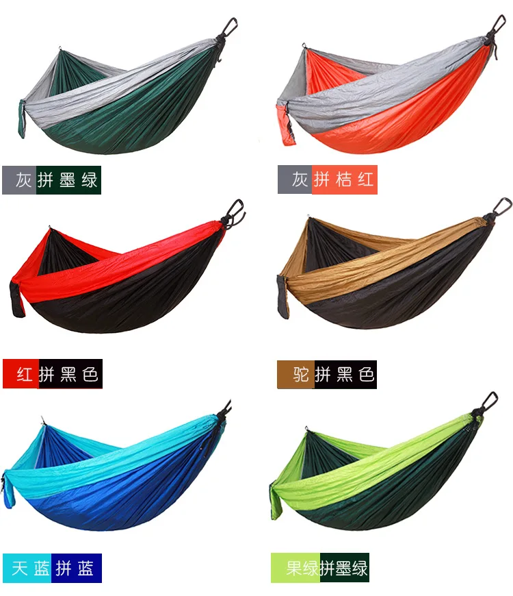 2022 Portable Hammock Double P - đánh giá và giá Double Hammock Portable Parachute Nylon