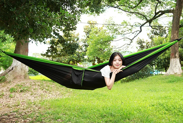 2022 Portable Hammock Double P - đánh giá và giá Double Hammock Portable Parachute Nylon