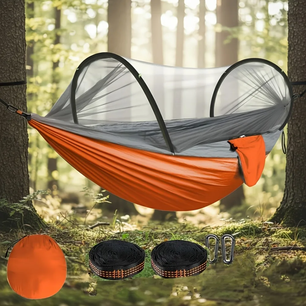 Portable Single Double Camping - đánh giá và giá Double Hammock Portable Parachute Nylon