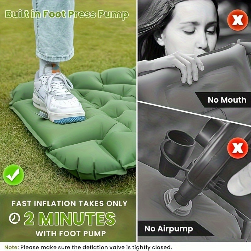 Durable Nylon Comfortable Infl - đánh giá và giá Inflatable Camping Sleeping Pad Pillow
