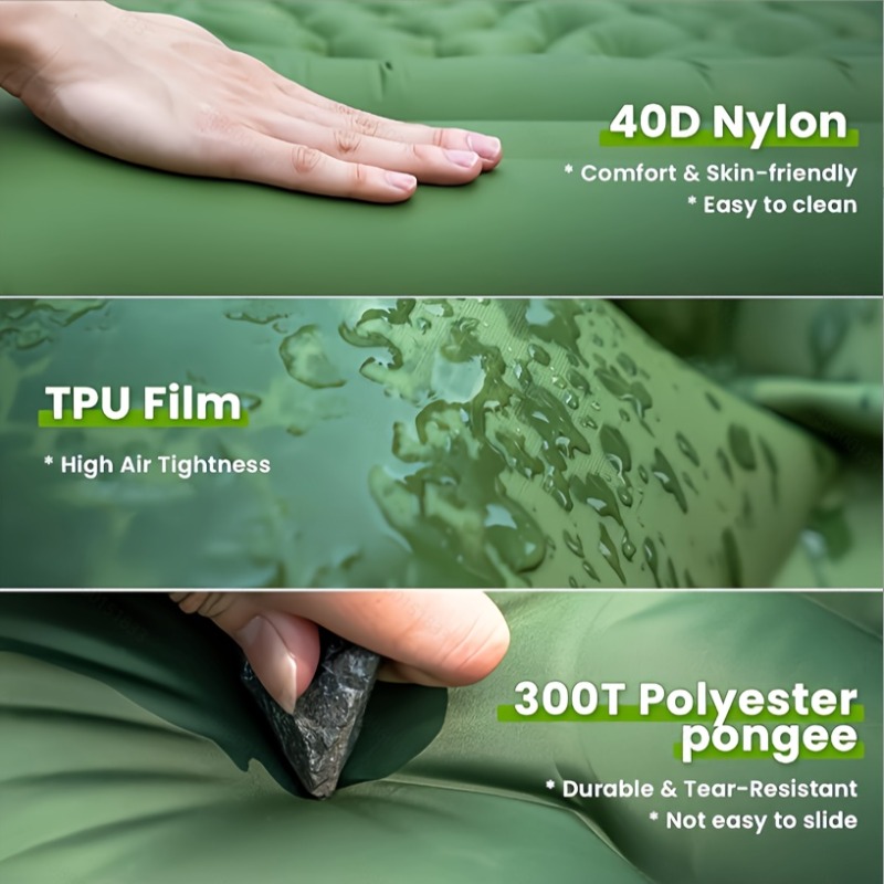 Durable Nylon Comfortable Infl - đánh giá và giá Inflatable Camping Sleeping Pad Pillow