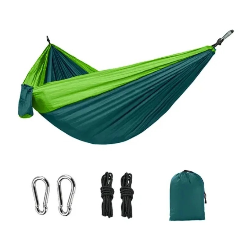 Single double recreational par - đánh giá và giá Double Hammock Portable Parachute Nylon
