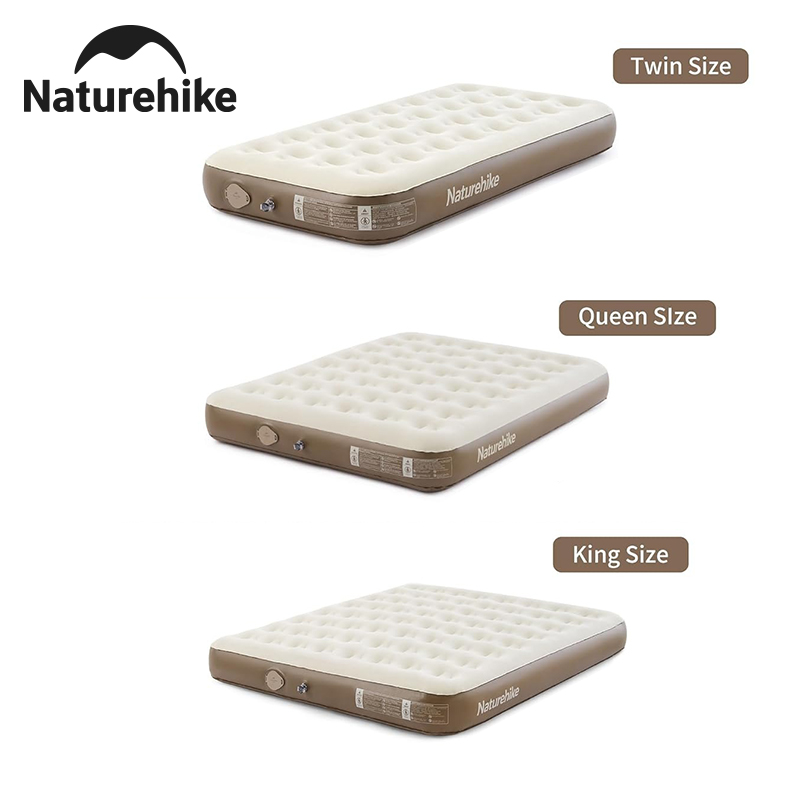 Naturehike Queen Twin King Air - đánh giá và giá Camping Air Mattress Built In Pump