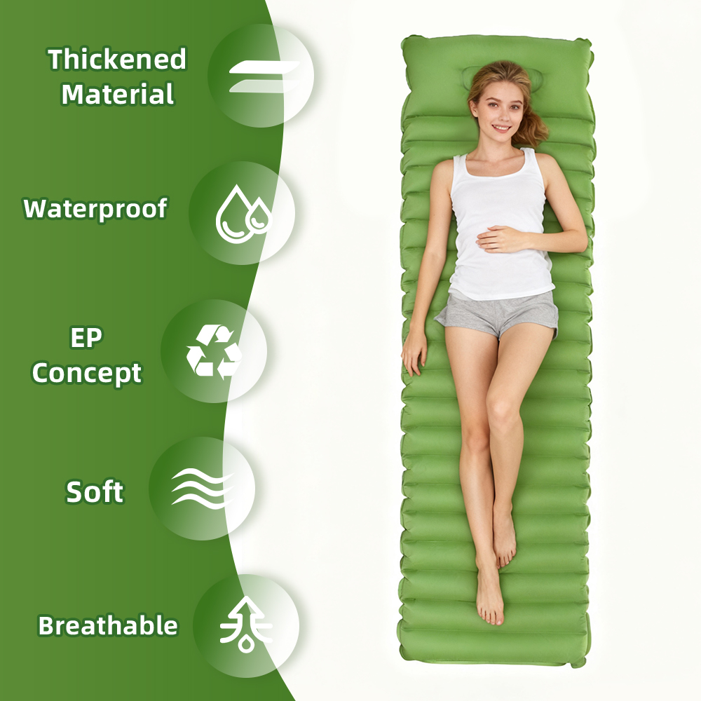 Ultralight Inflatable Sleeping - đánh giá và giá Camping Air Mattress Built In Pump