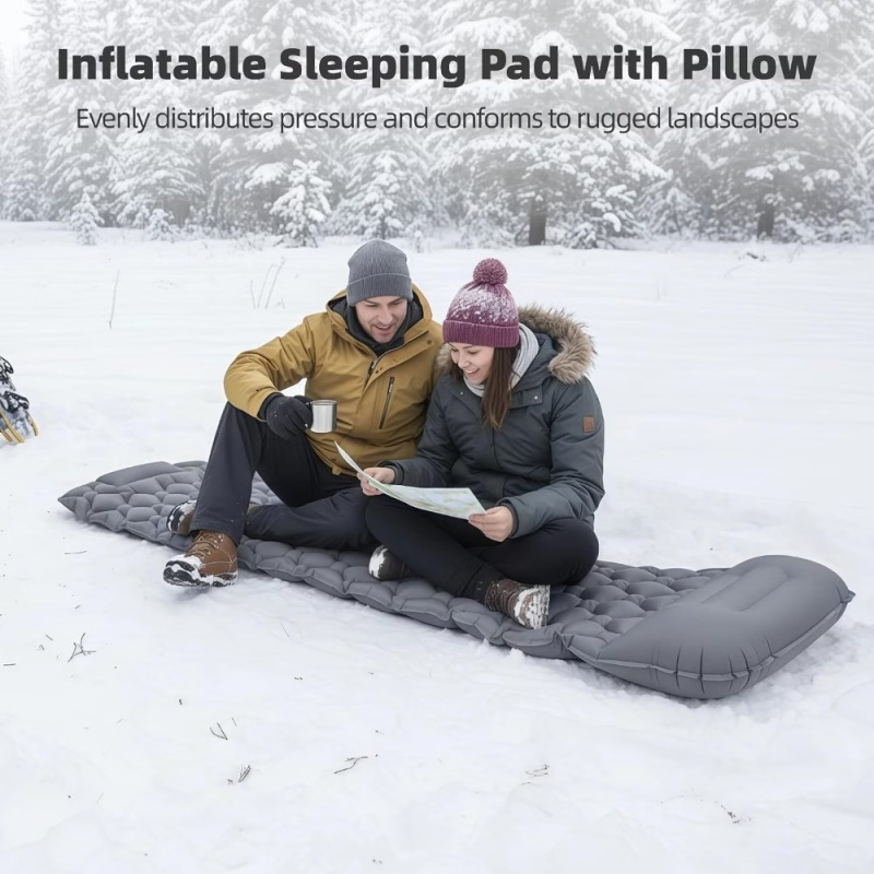 1Set Thicken Camping Mat Infla - đánh giá và giá Inflatable Camping Sleeping Pad Pillow